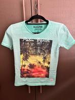 Cars shirt mintgroen met zomerse print mt 134-140, Ophalen of Verzenden, Zo goed als nieuw, Shirt of Longsleeve, Cars