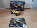 Lego Technic 42122 Jeep Wrangler, Ophalen, Zo goed als nieuw, Complete set, Lego