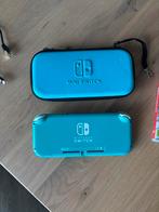 Nintendo Switch Lite Turquoise + Hoes + Monopoly, Spelcomputers en Games, Ophalen of Verzenden, Turquoise, Zo goed als nieuw, Met beschermhoes of tas