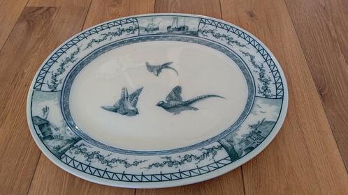 Prachtig groot bord 43cm van BWM & co France, Antiek en Kunst, Antiek | Porselein, Ophalen of Verzenden