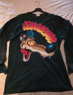 Donkergroene jaren 90 DJ Waxweazle longsleeve maat L, Ophalen of Verzenden, Zo goed als nieuw, Kleding