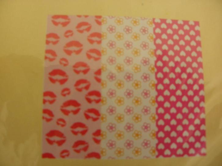 1312a- SET DECOPATCHPAPIER – 3 VELLEN VAN 40 CM X 60 CM, Hobby en Vrije tijd, Knutselen, Nieuw, Materiaal, Ophalen of Verzenden