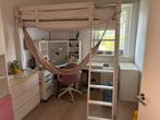 Ikea Storå Hoogslaper 140x200 + Matras, Huis en Inrichting, Slaapkamer | Stapelbedden en Hoogslapers, Gebruikt, Hoogslaper, Twijfelaar