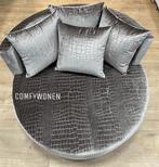 Ronde Loveseat/Fauteuil met kussens | Elke kleur & stof, Luxe, Nieuw, 75 tot 100 cm, Ophalen of Verzenden