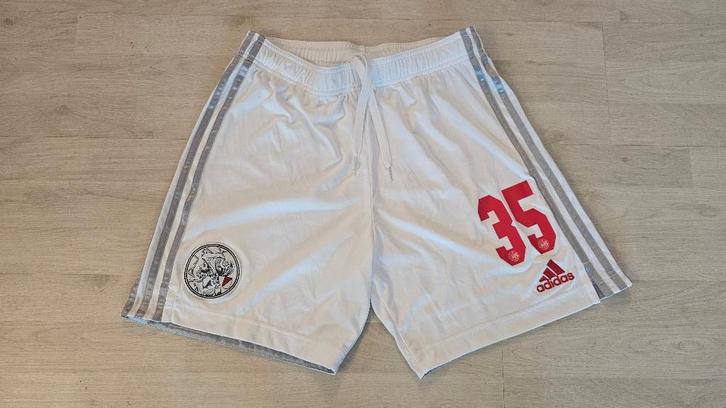 Ajax THUIS Short! Seizoen 21/22! Youri Baas! Nr 35! Mt M!, Kleding | Heren, Sportkleding, Zo goed als nieuw, Voetbal, Rood, Ophalen of Verzenden
