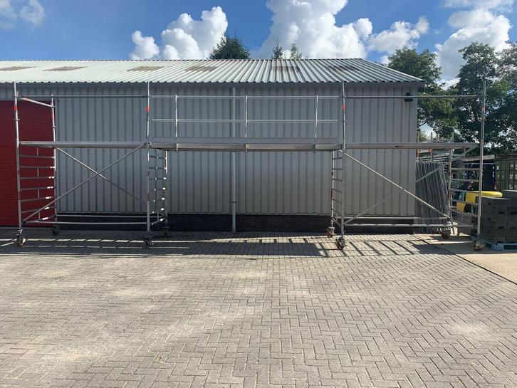 loopbrug voor steiger - VERHUUR, Doe-het-zelf en Verbouw, Steigers, Zo goed als nieuw, Ophalen of Verzenden