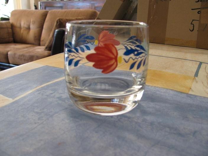 Boerenbont sapglas (oude glasservies) Boerenbond, Huis en Inrichting, Keuken | Servies, Gebruikt, Glas of Glazen, Boerenbont, Glas