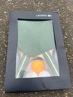 Lacoste tafel tennis bat complete set, Sport en Fitness, Badminton, Ophalen, Zo goed als nieuw, Racket(s)