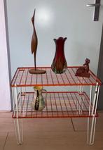 vintage metalen rek; inklapbaar, Ophalen of Verzenden, Huis en Inrichting