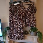 Huispak panterprint maat 46 zgan, Kleding | Dames, Huispakken, Ophalen of Verzenden, Zo goed als nieuw, Maat 46/48 (XL) of groter
