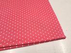 Tricot
Fuchsia met witte stipjes, Hobby en Vrije tijd, Stoffen en Lappen, 120 cm of meer, Ophalen of Verzenden, Katoen, Roze