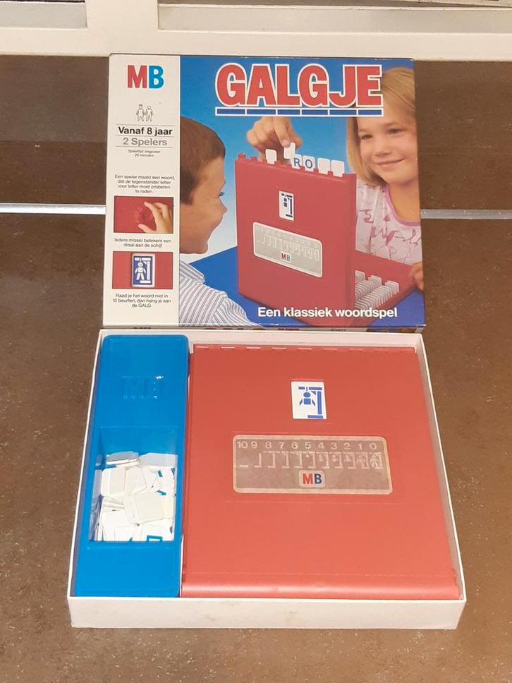 Galgje MB 1988 nr 2, Hobby en Vrije tijd, Gezelschapsspellen | Bordspellen, Zo goed als nieuw, Ophalen of Verzenden