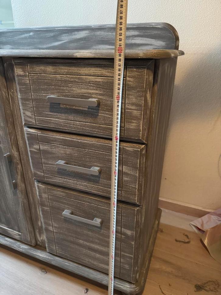 Houten kast met lades en deur GRATIS AFHALEN, Huis en Inrichting, Kasten | Buffetkasten, Gebruikt, Minder dan 100 cm, Minder dan 50 cm
