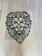 Wanddecoratie 60cm geometrisch leeuw, Huis en Inrichting, Woonaccessoires | Wanddecoraties, Ophalen of Verzenden, Zo goed als nieuw