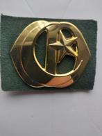 Baretembleem iman, Verzamelen, Ophalen of Verzenden, Landmacht, Nederland, Embleem of Badge