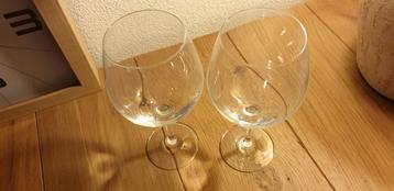 Nieuwe Wijnglazen v. delicate rode wijn, brede kelk(aroma!)! beschikbaar voor biedingen