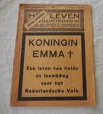 Het Leven Geïllustreerd Woensdag 21 maart 1934 Koningin Emma, Ophalen, Gebruikt, Nederland, Tijdschrift of Boek