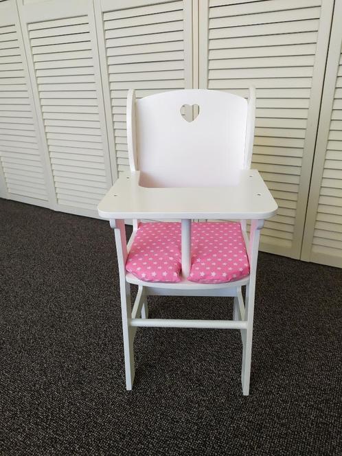Houten poppenstoel (nieuw), Kinderen en Baby's, Speelgoed | Poppen, Nieuw, Babypop, Ophalen of Verzenden