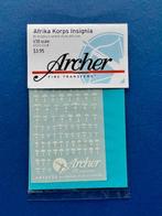 ARCHER	AR35500W	Afrika Korps/DAK palm insignias 	1/35, Ophalen of Verzenden, Nieuw, 1:35 tot 1:50