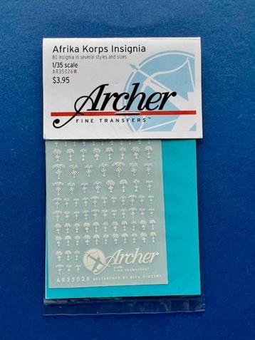 ARCHER	AR35500W	Afrika Korps/DAK palm insignias 	1/35 beschikbaar voor biedingen