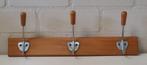 2139 vintage jaren 60 sixties kapstok haakje kapstokje, Wandkapstok, Ophalen of Verzenden, Zo goed als nieuw, Minder dan 100 cm