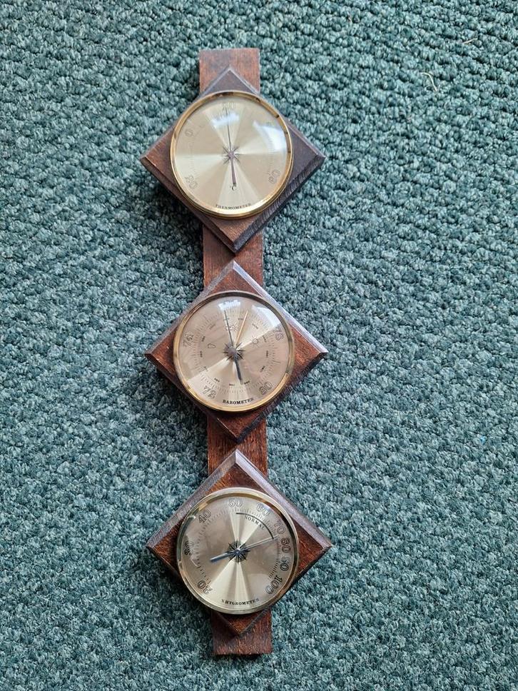 Barometer, Thermometer & Hygrometer Set, Huis en Inrichting, Woonaccessoires | Thermometers, Ophalen