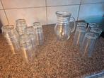 Glazen Karaf Set, Ophalen, Gebruikt