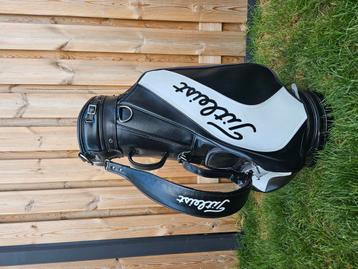Vintage Titleist leren golftas – zeldzaam & super onderhoude beschikbaar voor biedingen