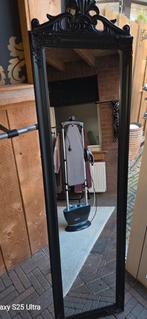 barok spiegel zwart met klappoot, Ophalen, Zo goed als nieuw, Rechthoekig, Minder dan 100 cm