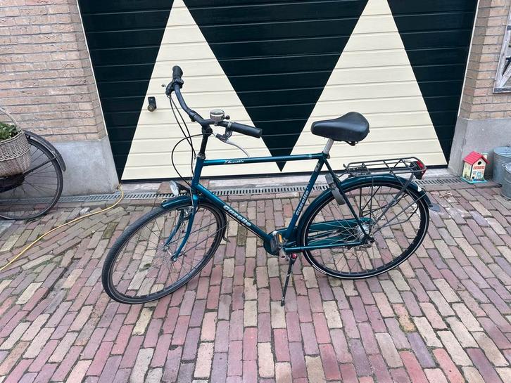 Herenfiets - Frame 60 - Kroegfiets, Fietsen en Brommers, Fietsen | Dames | Damesfietsen, Gebruikt, Gazelle, Versnellingen, 56 cm of meer