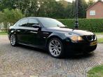 BMW E60 M5 V10, Auto's, Automaat, Achterwielaandrijving, Zwart, Navigatiesysteem