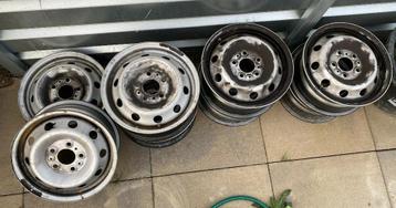 15/16 inch stalen velgen + 1x heavy set Fiat-Citroen-Peugeot beschikbaar voor biedingen