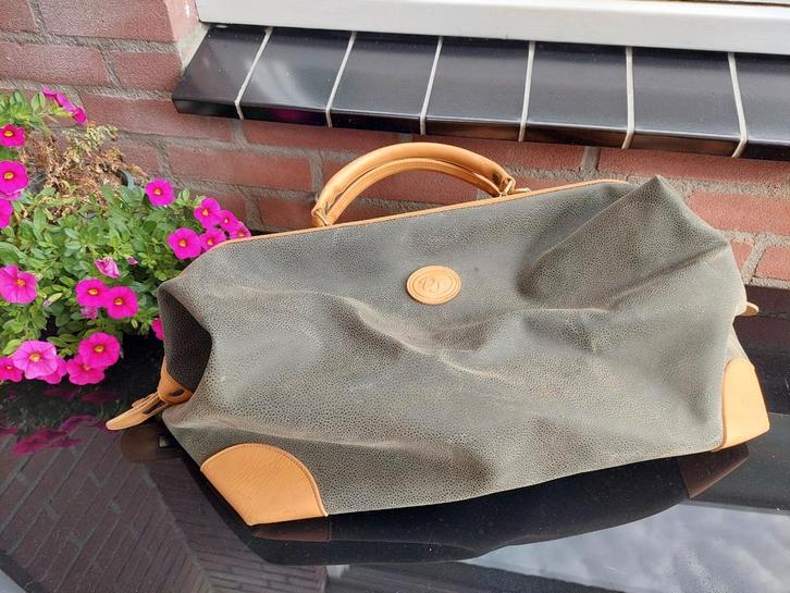 Vintage David Jones Reistas, Sieraden, Tassen en Uiterlijk, Tassen | Reistassen en Weekendtassen, Gebruikt, Bruin, 40 tot 60 cm