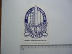 sticker oud Haarlem POLITIE logo bureau voorlichting retro, Verzamelen, Stickers, Overige typen, Zo goed als nieuw, Verzenden