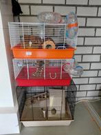 3x Hamster kooi, knaagdieren, inclusief hokjes enz., Minder dan 60 cm, Kooi, Minder dan 75 cm, Ophalen of Verzenden