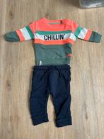 Prenatal setje oranje groene trui, blauwe broek maat 56, Kinderen en Baby's, Babykleding | Maat 56, Ophalen of Verzenden