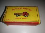 Oud doosje Polythene miniatuur Austin lorry, Antiek en Kunst, Antiek | Speelgoed, Ophalen of Verzenden