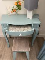 Bureau of kaptafel turquoise, Ophalen, Gebruikt, Vintage, 50 tot 100 cm