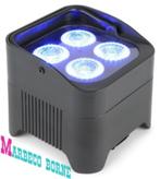 LED Uplight Par 4x 10W, Accu, RGBWA-UV, BBP94, Muziek en Instrumenten, Licht en Laser, Nieuw, Kleur, Ophalen of Verzenden, Licht