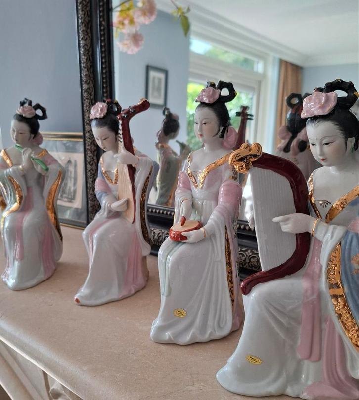 Prachtige Chinees porseleinen beelden, Antiek en Kunst, Antiek | Porselein, Ophalen of Verzenden