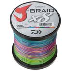 Daiwa J-Braid X8 GevlochtenLijn Multicolor 0,35mm 36kg 1500m, Ophalen of Verzenden, Nieuw, Vislijn
