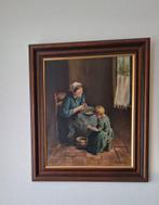 C.Barning, De Keukenhulp (Olieverf), Antiek en Kunst, Ophalen