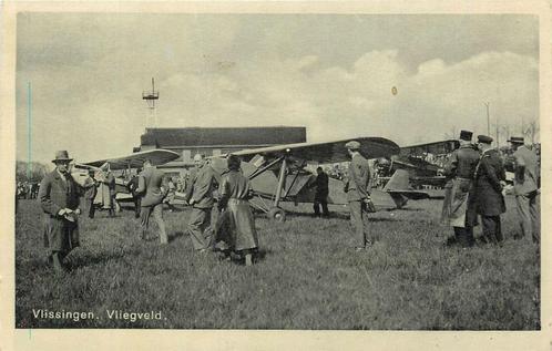 (378-300-033) Vlissingen  Vliegveld, Verzamelen, Ansichtkaarten | Nederland, Zeeland, Voor 1920, Verzenden