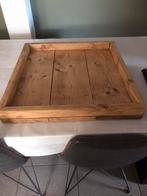 Groot dienblad, Huis en Inrichting, Woonaccessoires | Dienbladen, Ophalen, Zo goed als nieuw, Vierkant, Hout