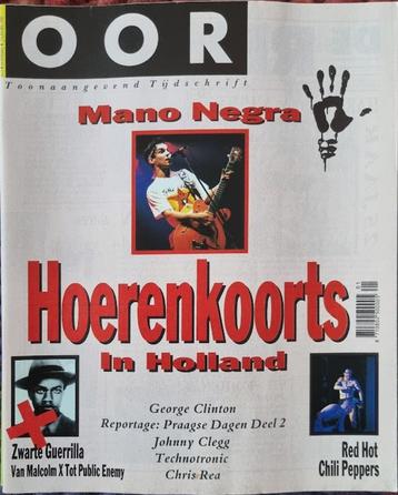 OOR 3-1990 Mano Negra Red Hot Chili Pepper George Clinton Te beschikbaar voor biedingen