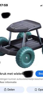 TUINKRUK OP WIELEN    GEZOCHT !!!, Tuin en Terras, Overige Tuin en Terras, Ophalen of Verzenden, Gebruikt