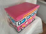 Opbergbox vermomd als roze bus, Minder dan 50 cm, Ophalen of Verzenden, Zo goed als nieuw, 50 tot 100 cm