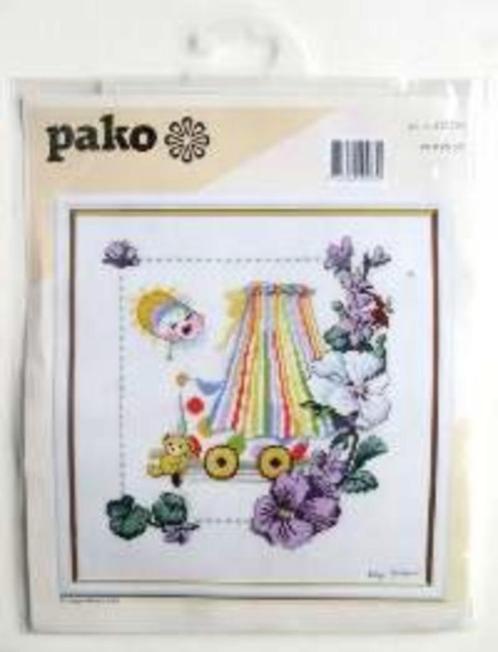 Borduurpakket Deurschild babykamer no 720, Hobby en Vrije tijd, Borduren en Borduurmachines, Nieuw, Borduurpakket, Handborduren