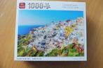 King puzzel Santorini, Greece - 1000 stukjes, 500 t/m 1500 stukjes, Legpuzzel, Zo goed als nieuw, Ophalen