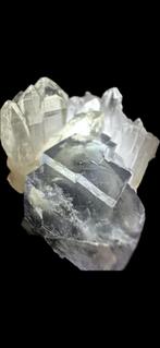Fluoriet met kwarts - Yaogangxian, China, Ophalen of Verzenden, Mineraal